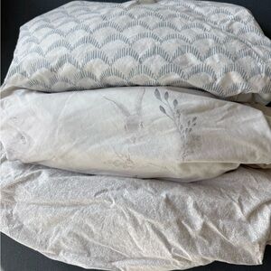 Three Serena & Lily and Oilo Studios Crib Sheets